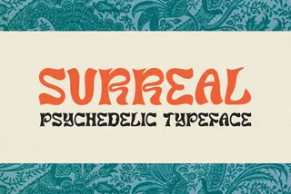 Surreal Psychedelic Typeface