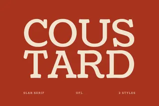 Coustard - Free Vintage Serif Font