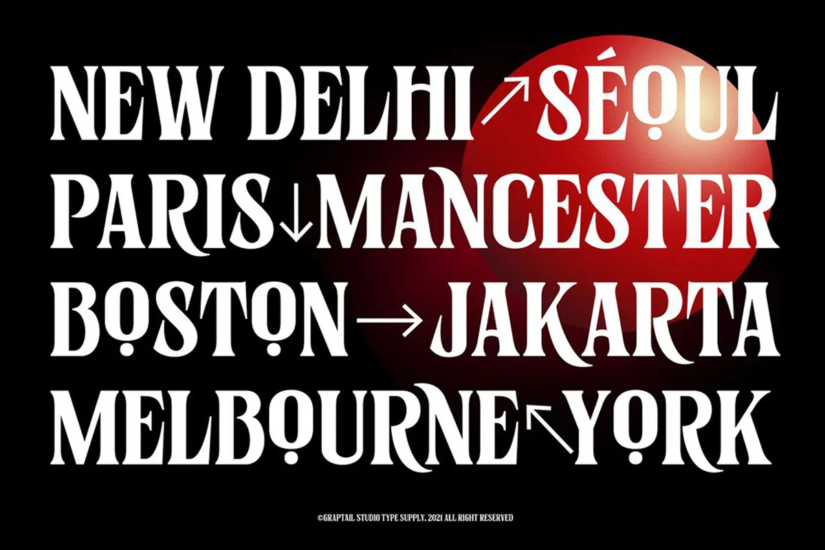 Sernes — Display Font