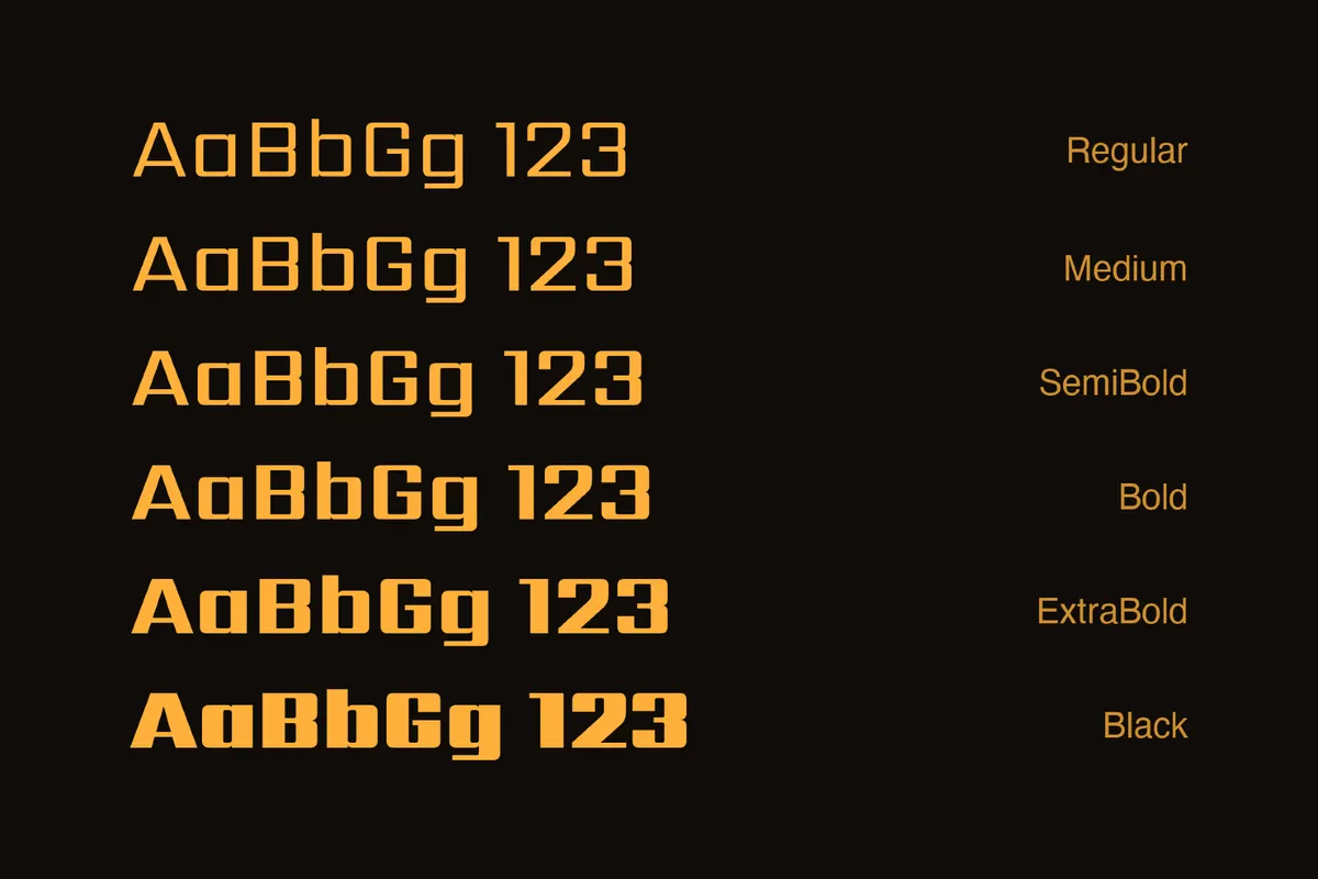 Sarpanch - Industrial Font Family