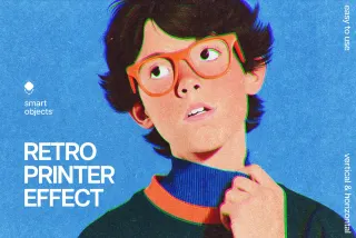 Retro Printer Effect