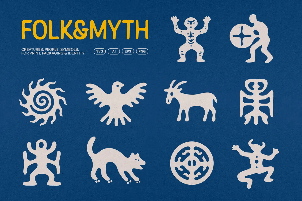 Folk & Myth Vector Illustrations