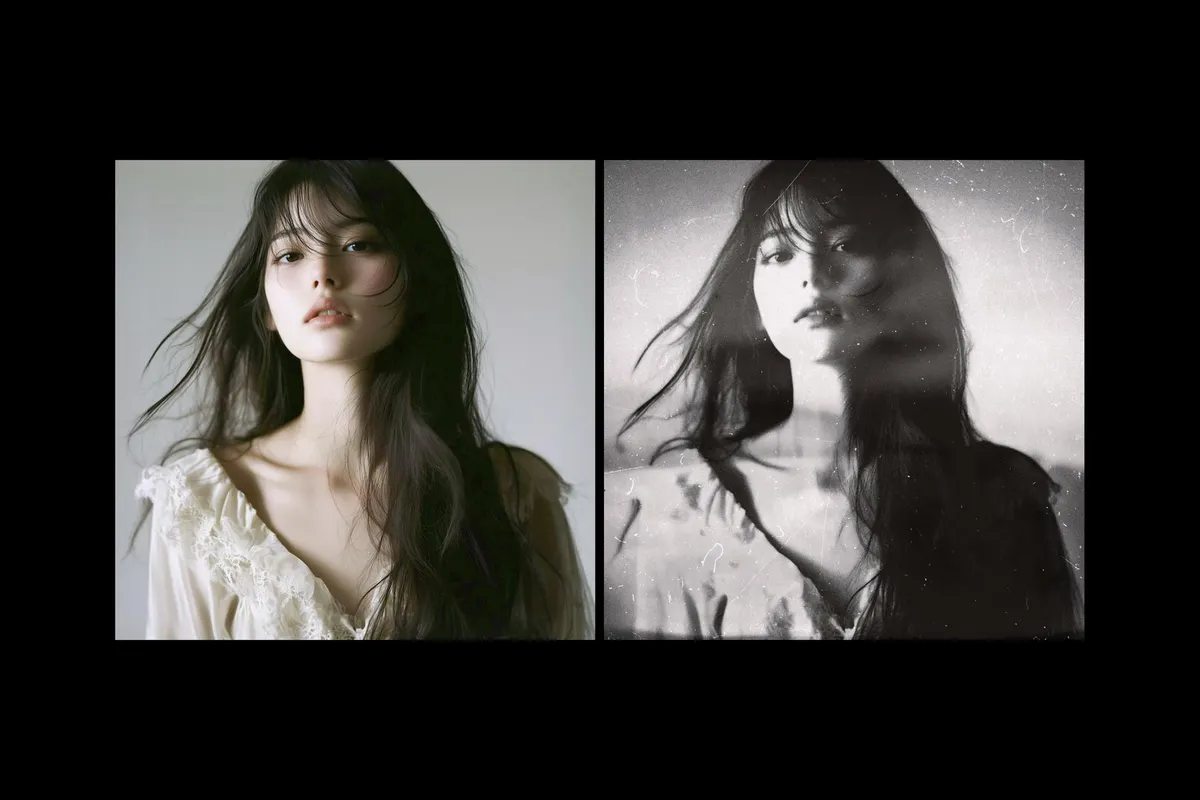 Damaged Film Photo Effect