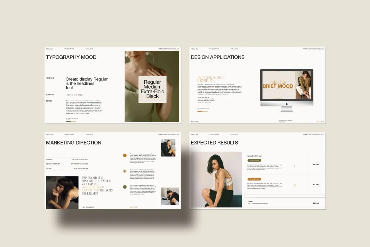 Epika/2026 Brief Mood Presentation Template