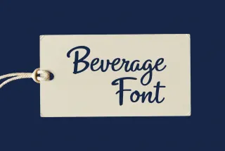 LT Beverage | Signature Font