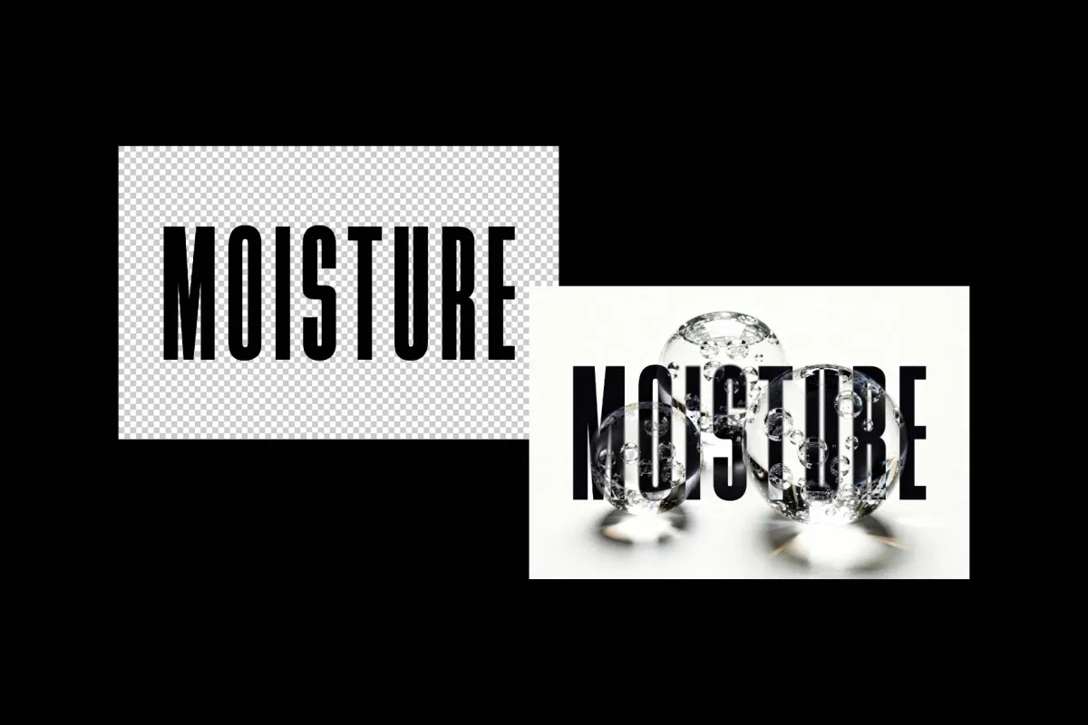 Organic Bubble Text Effect