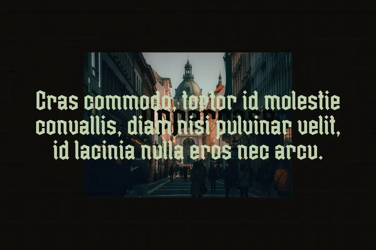 Moleta — Modern Gothic Typeface