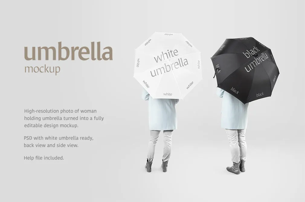 Umbrella Mockup Set