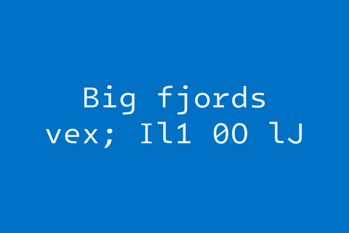 Intel One Mono Font Family