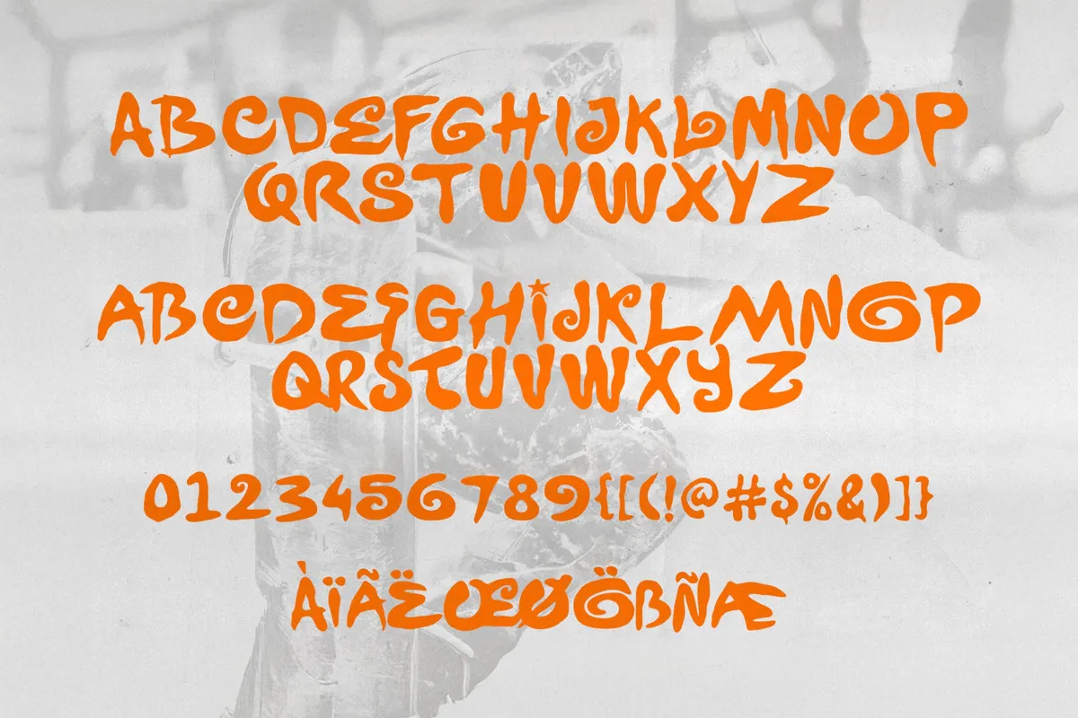 Rizone - Bold Graffiti Display Font