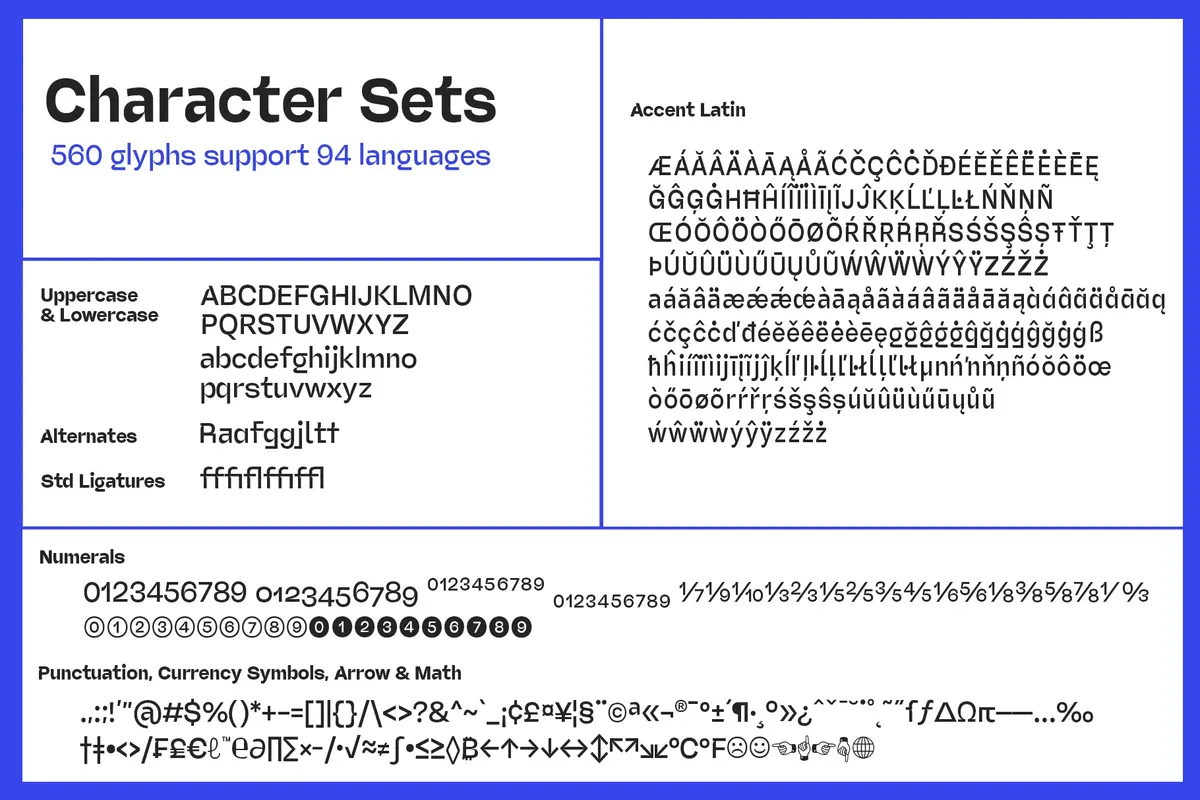 Miguer Sans - High-Contrast Grotesque Font Family