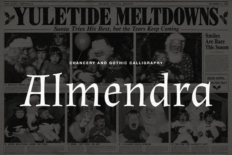 Almendra — Free Chancery Calligraphy Font