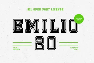 Emilio 20 Font