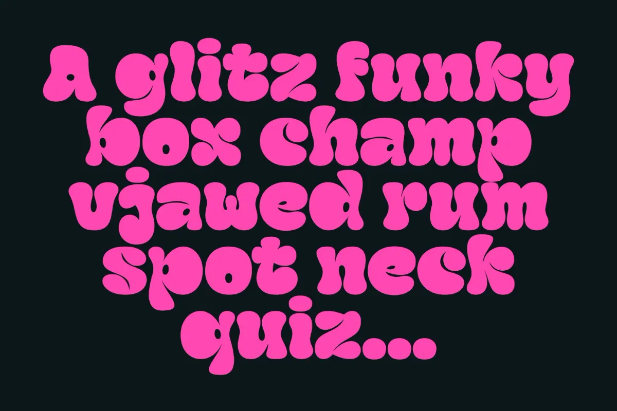 Kren - Graffiti Bubble Font