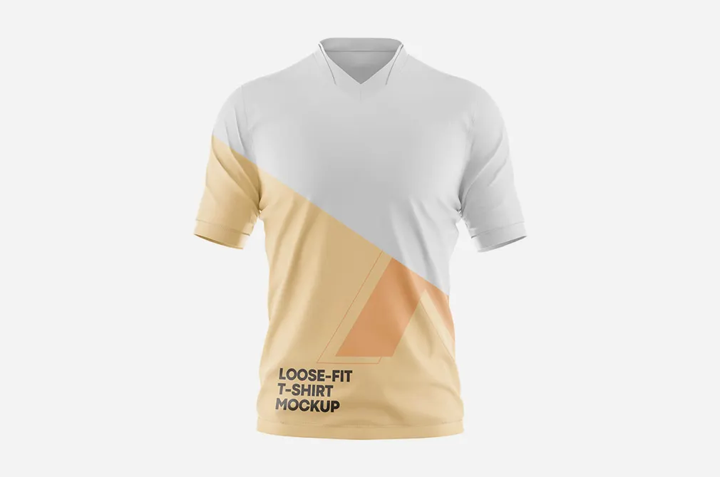 Loose Fit T-Shirt Mockup