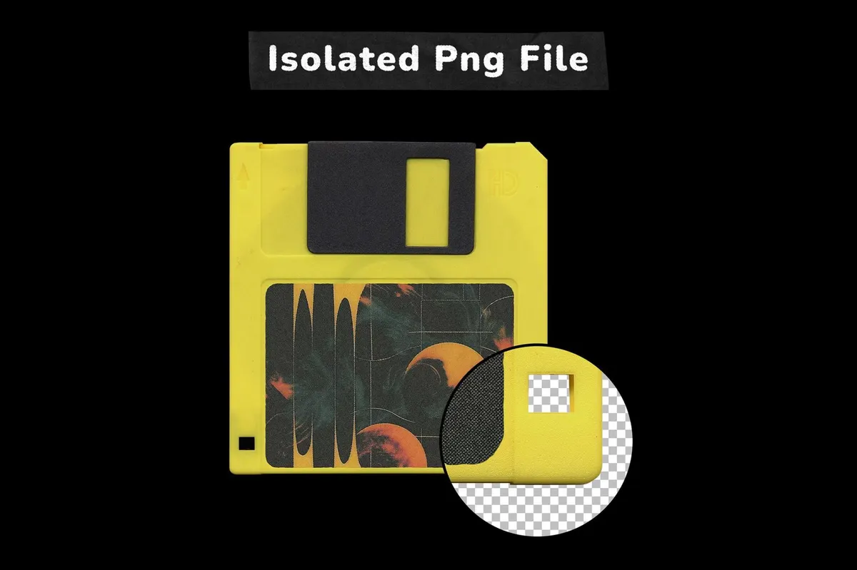 Floppy Disk Cover Mockup Pack