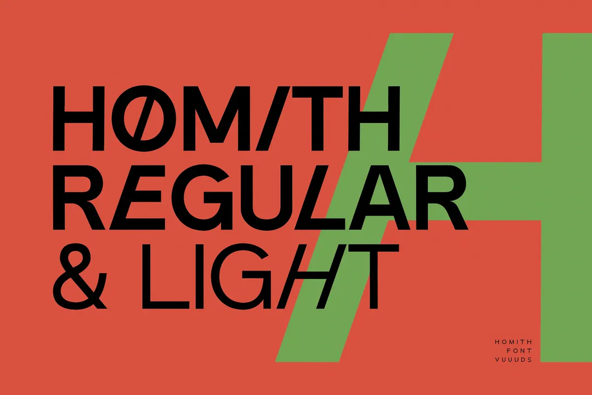 Homith - Geometric Sans Serif