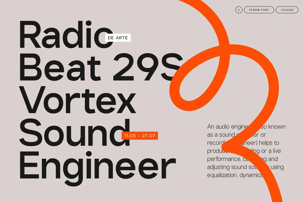 Ferom - Bold Grotesque Sans Serif Family