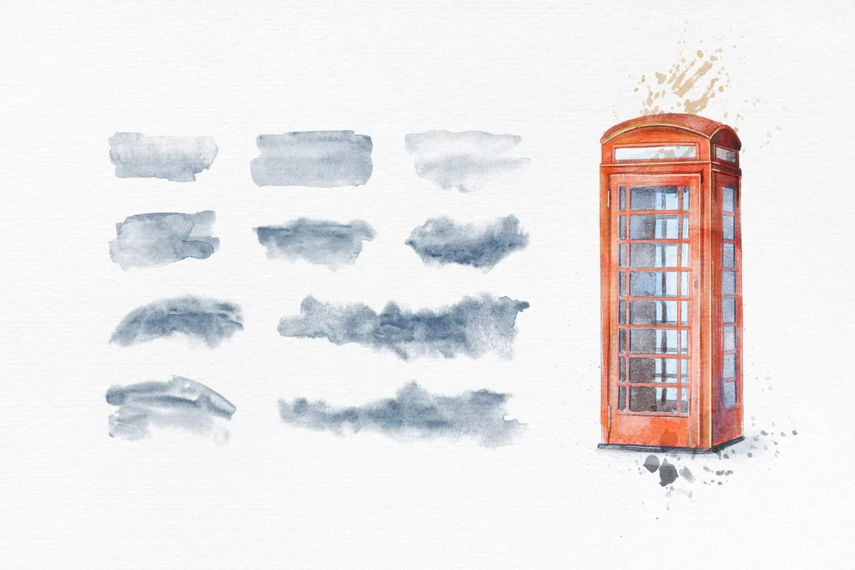 Elixir Watercolor Procreate Brushes
