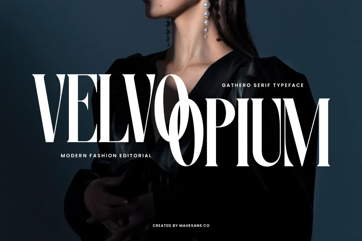 Gathero – Luxury Display Serif Font