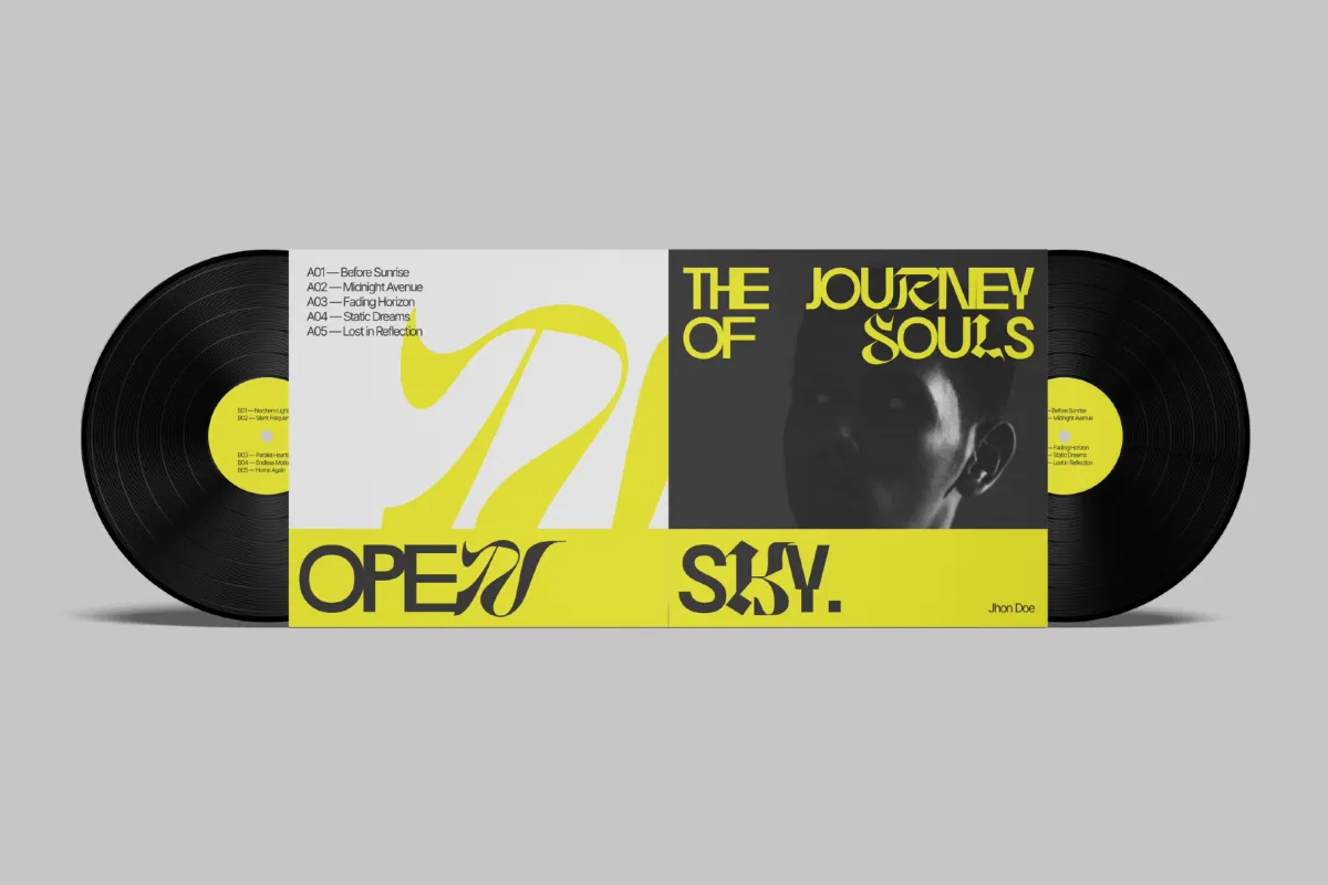 Gatefold Vinyl Mockup Pack
