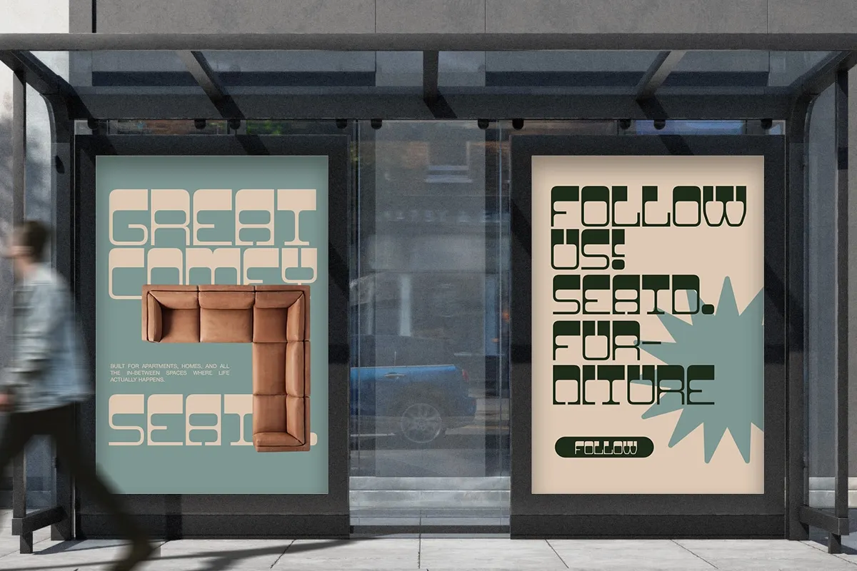 Bagisk - Geometric Display Font