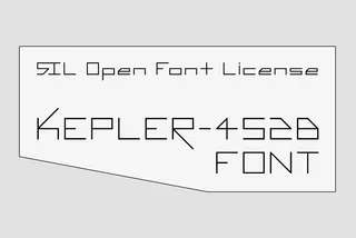 Kepler-452b Font