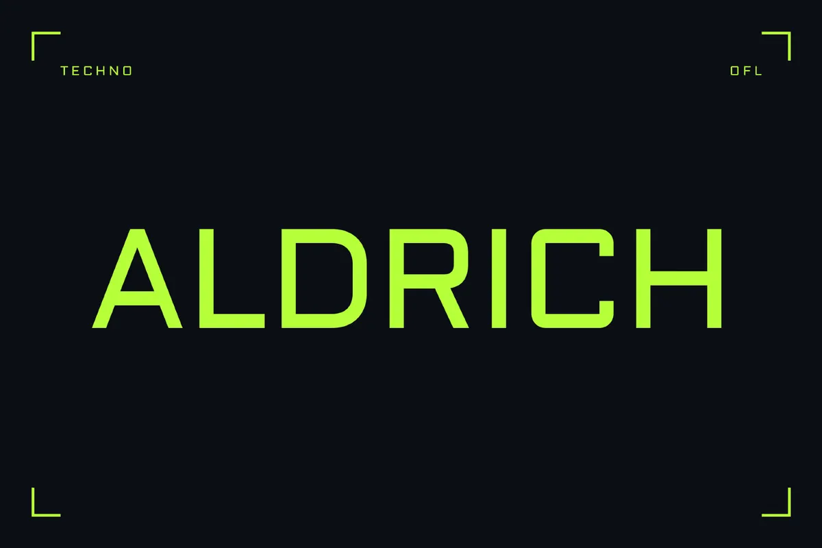 Aldrich Techno Sans
