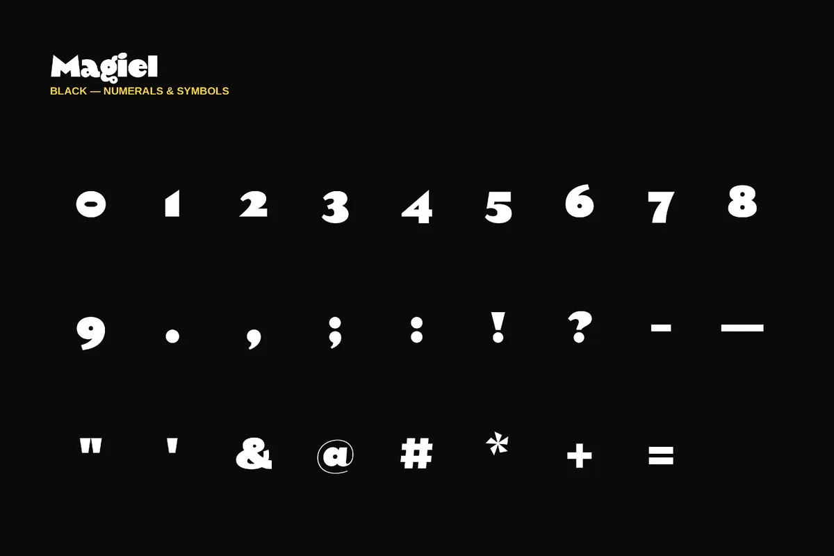 Magiel - Bold Cartoon Font