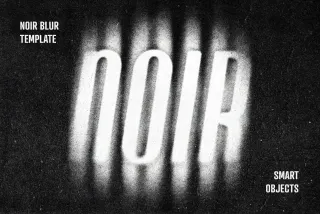 Noir Blur Text Effect