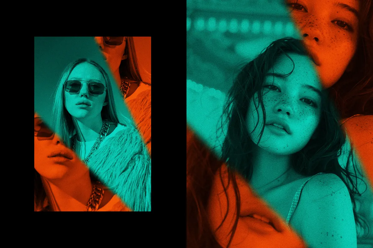 Prismatic Pieces Photo Effect