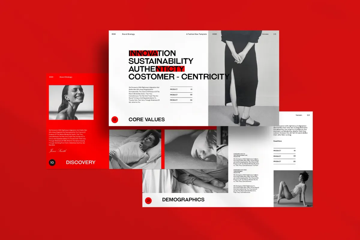 Rom Brand Strategy Presentation Template