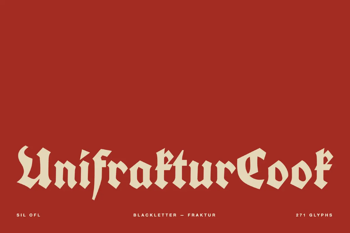Unifraktur Cook - Free German Gothic Font