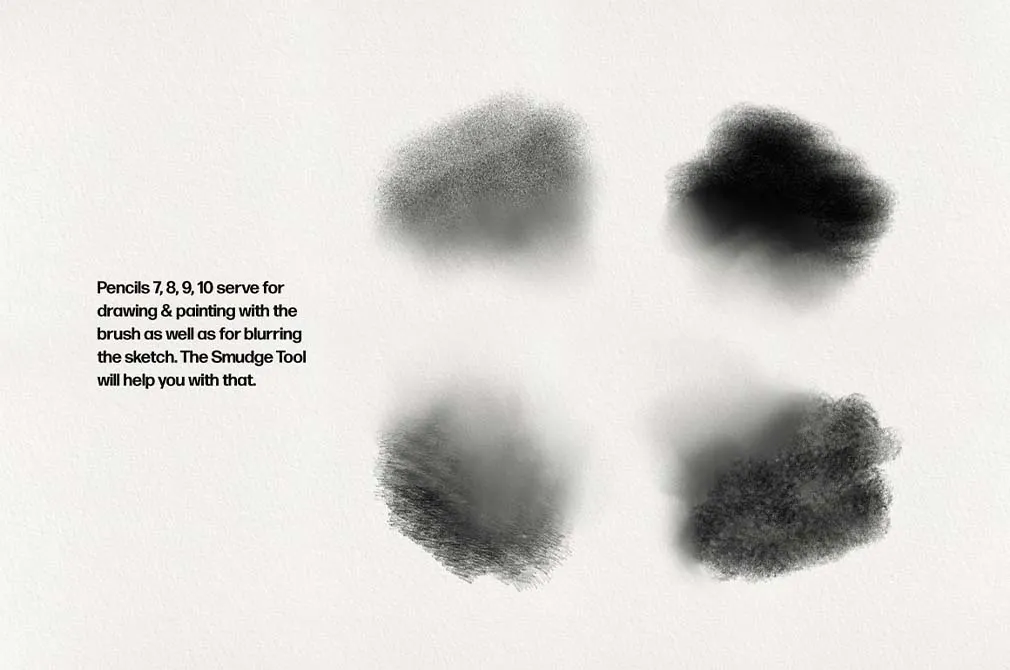 Pencil Photoshop Brushes