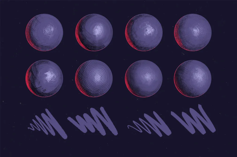 Rake Procreate Brushes