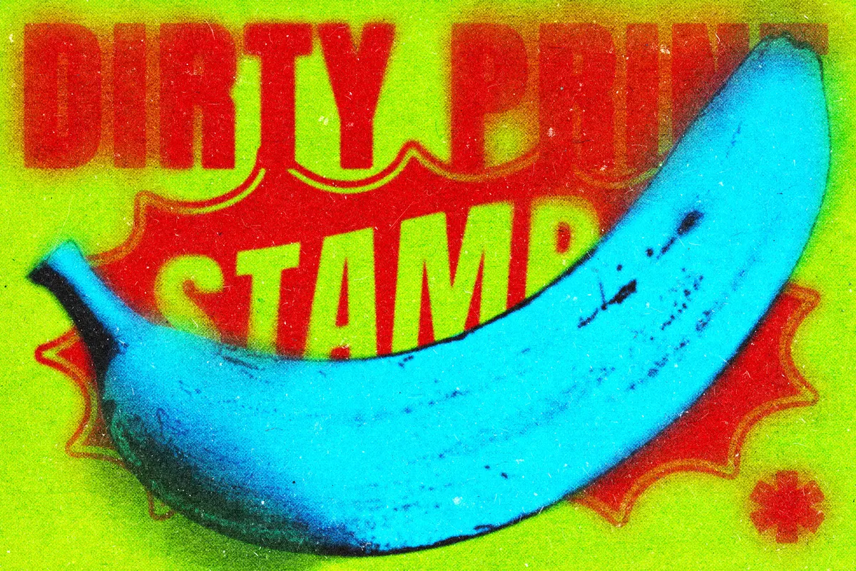 Dirty Punk Print Effect