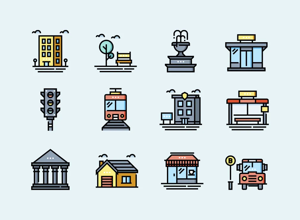 City Life Icons Collection