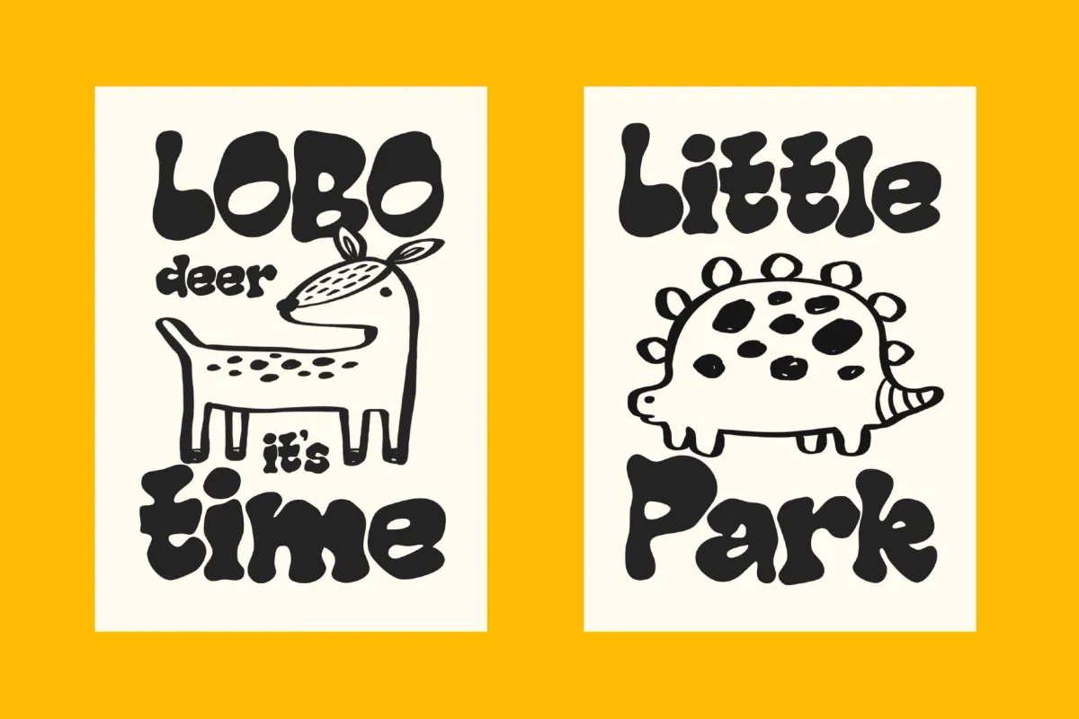 Diobel – Playful Liquify Display Font