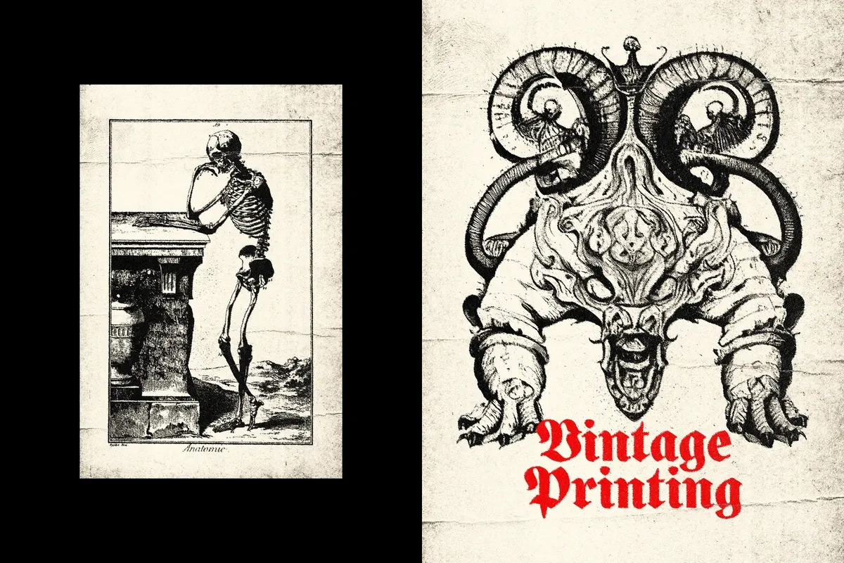 Vintage Print Effect