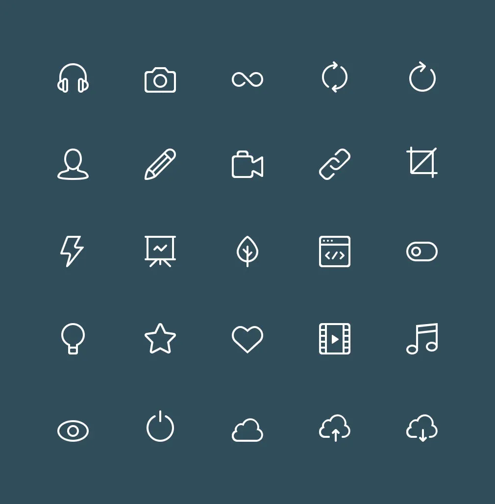 Buddha Line Icons Complete