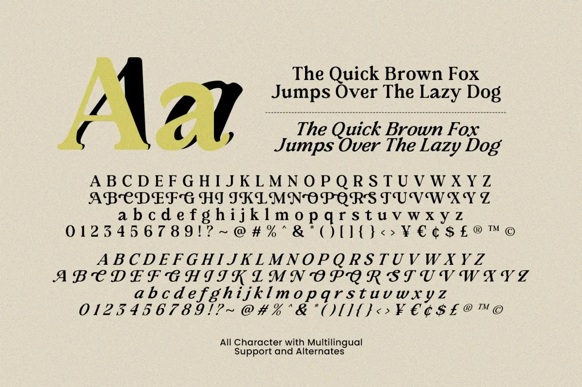 Nova Agency - Bold Retro Serif Font