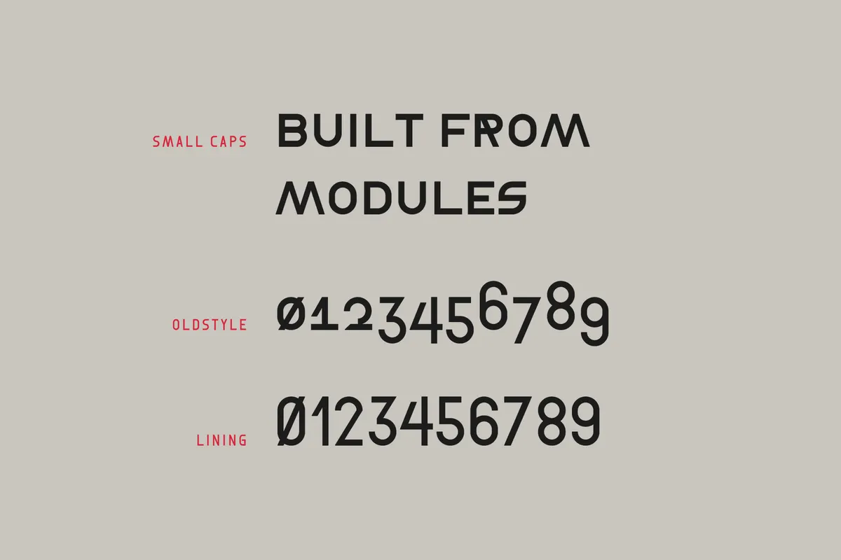 Format 1452 - Free DIN Industrial Font