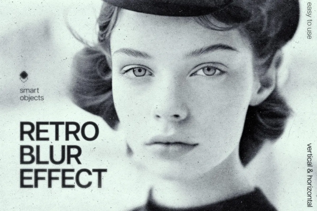 Retro Blur Photo Effect