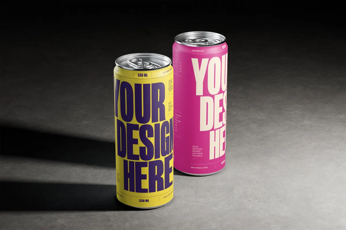 Concrete Studio 330ml Can Mockup