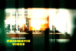 Prismatic Vibes Photo Effect