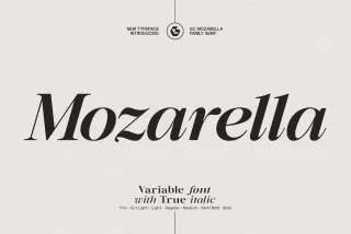 GC Mozarella–Elegant Variable Serif