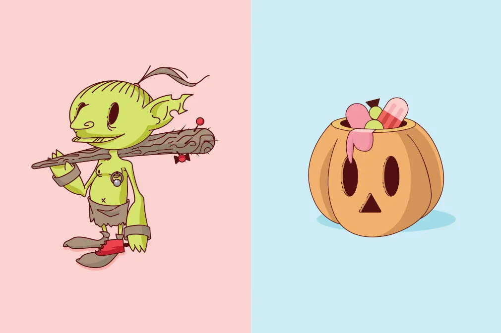 10 Cursed Halloween Vectors