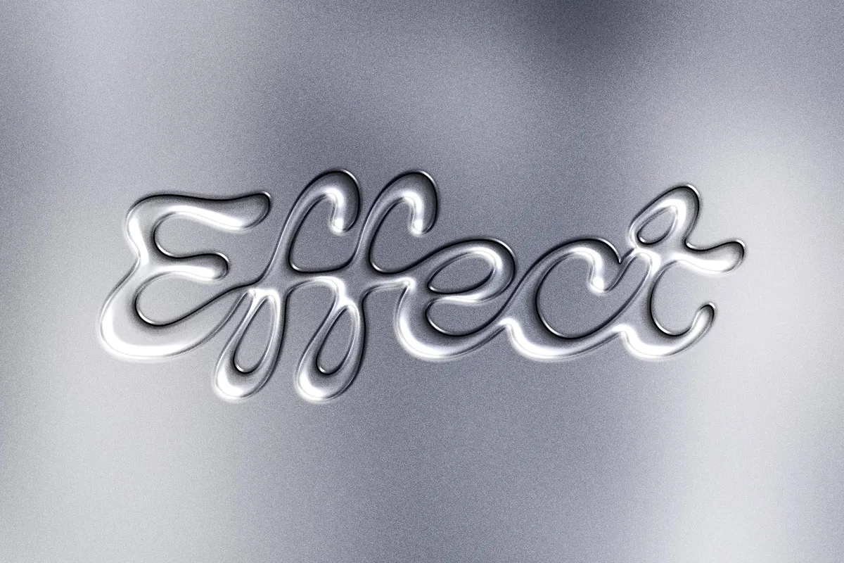 Metal Emboss Text Effect