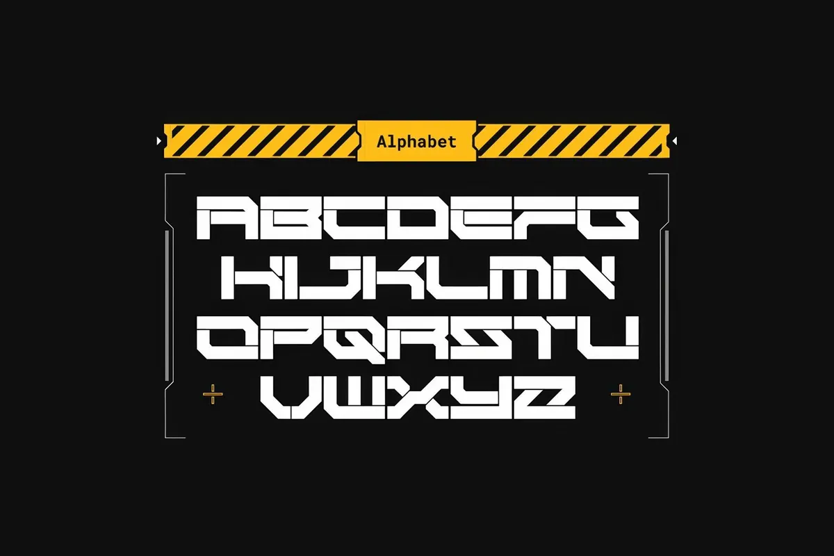 NEMESYS — Futuristic Cyberpunk Font