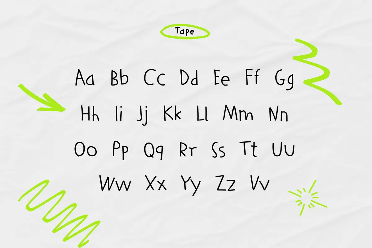 Krikikrak Typeface